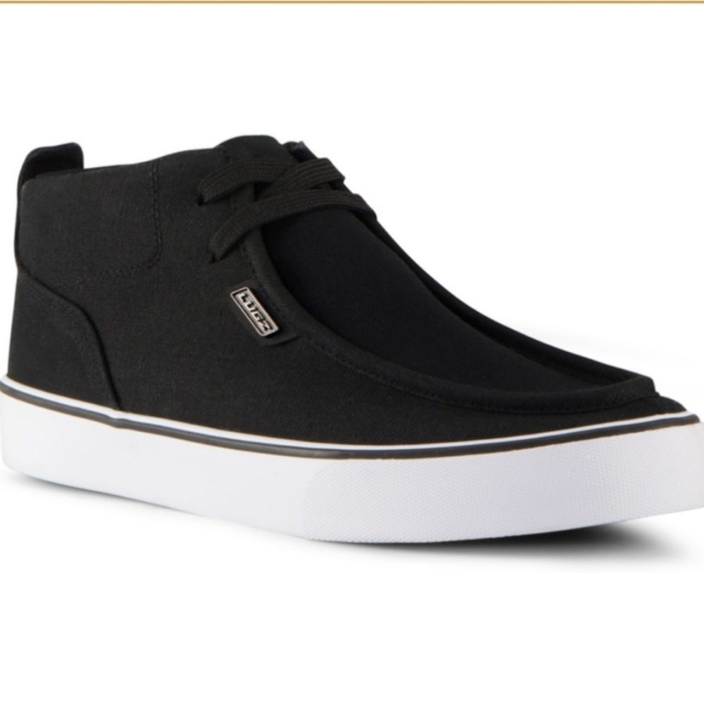 Lugs‎ Strider Chukka black canvas hightop shoes
